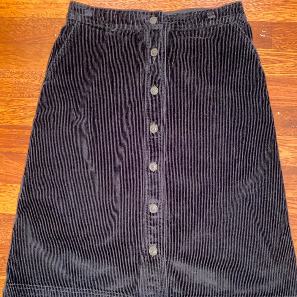 Gap corduroy midi skirt